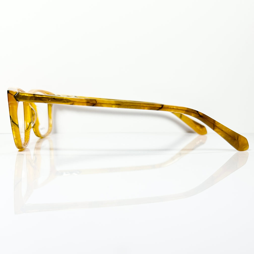 KIO YAMATO KP-196U col 05 Men's Eyeglasses Frames in Camel - Authentic New