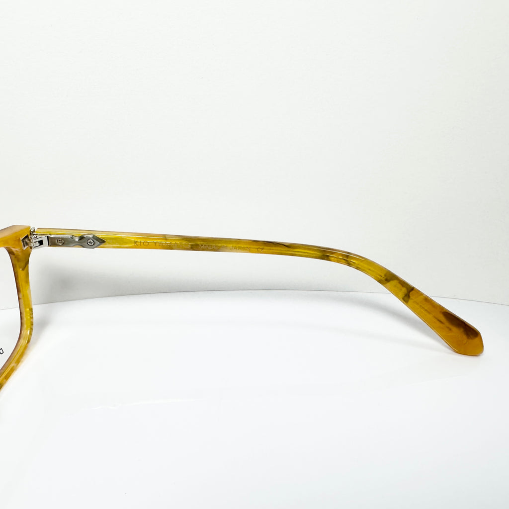 KIO YAMATO KP-196U col 05 Men's Eyeglasses Frames in Camel - Authentic New