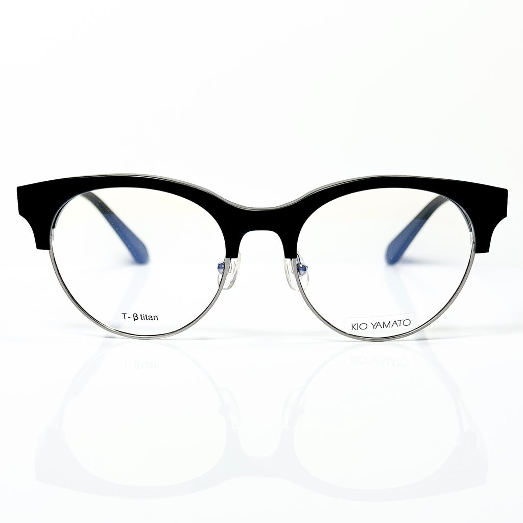 KIO YAMATO KP-199U col.02 Eyeglasses Frames in Black -  Authentic New