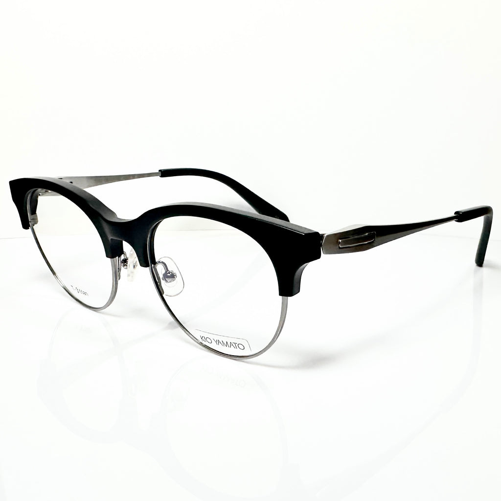 KIO YAMATO KP-199U col.02 Eyeglasses Frames in Black -  Authentic New