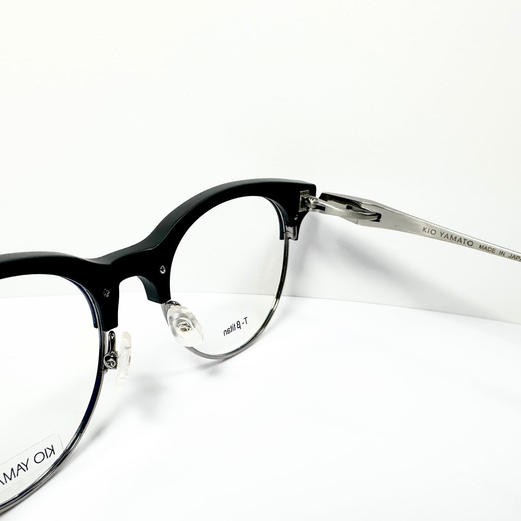 KIO YAMATO KP-199U col.02 Eyeglasses Frames in Black -  Authentic New