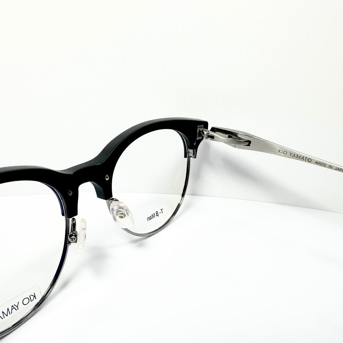 KIO YAMATO KP-199U col.02 Eyeglasses Frames in Black -  Authentic New
