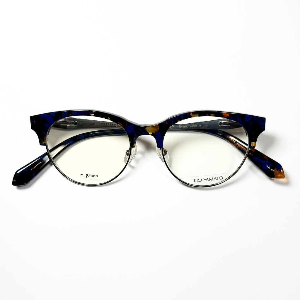 KIO YAMATO KP-199U col.06 Eyeglasses Frames in Multicolor -  Authentic New
