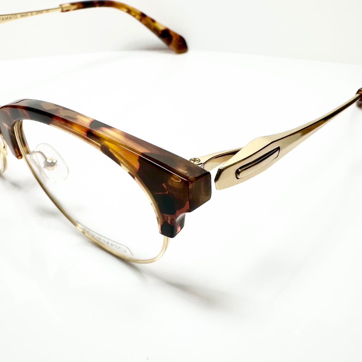 KIO YAMATO KP-199U col.03 Eyeglasses Frames in Tortoise/Gold  Authentic New