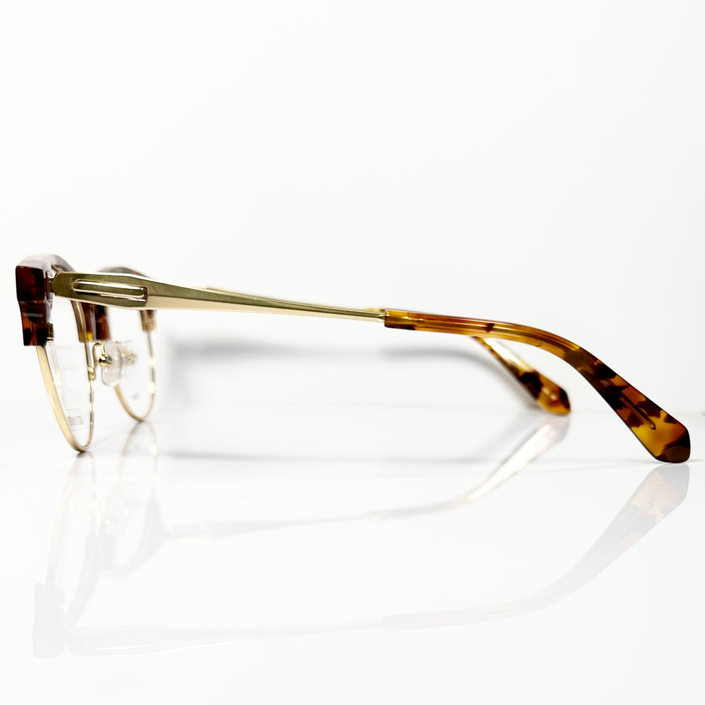KIO YAMATO KP-199U col.03 Eyeglasses Frames in Tortoise/Gold  Authentic New