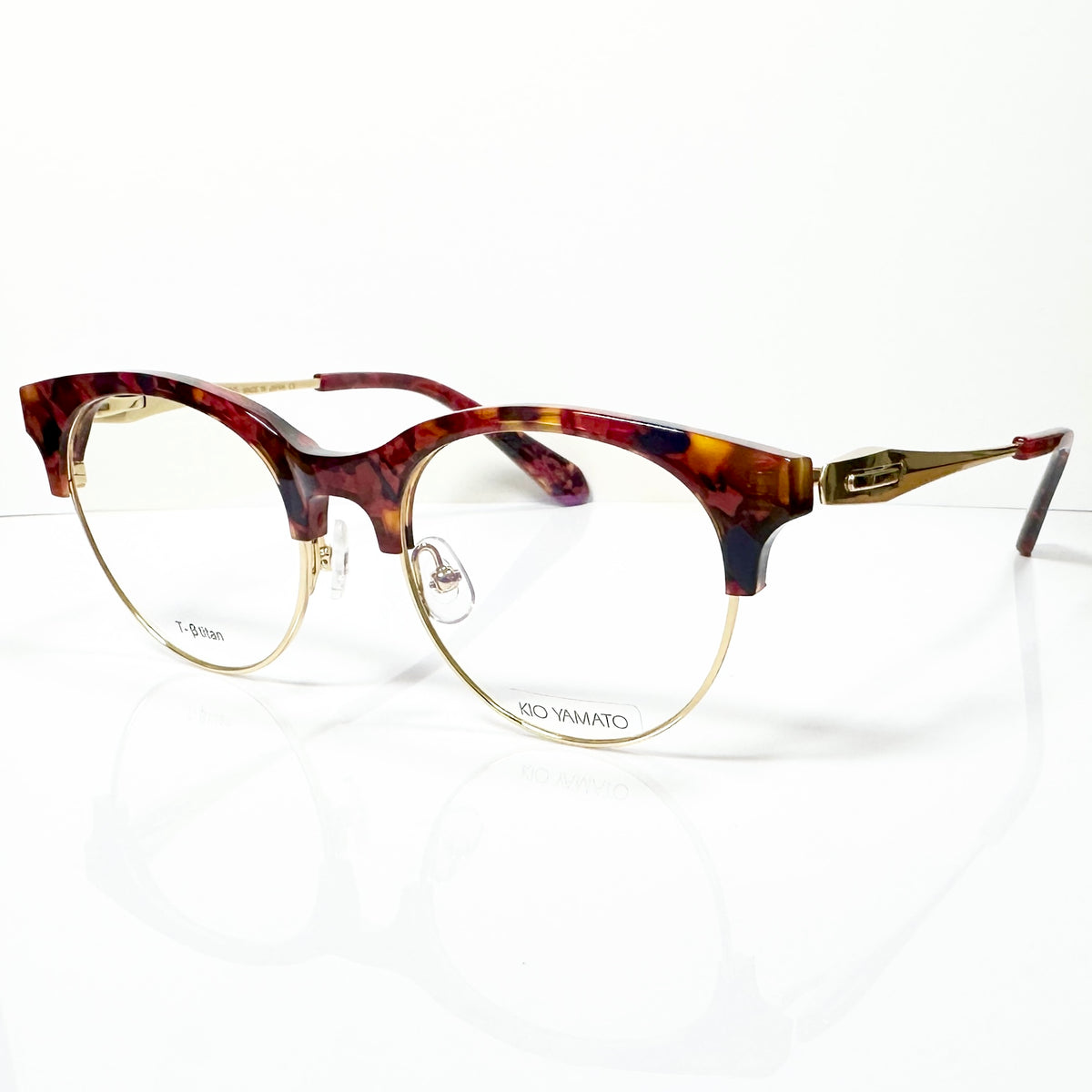 KIO YAMATO KP-199U col.05 Eyeglasses Frames in Multicolor -  Authentic New