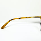 KIO YAMATO KT-198U col.05 Eyeglasses Frames in Camel/Silver - Authentic New