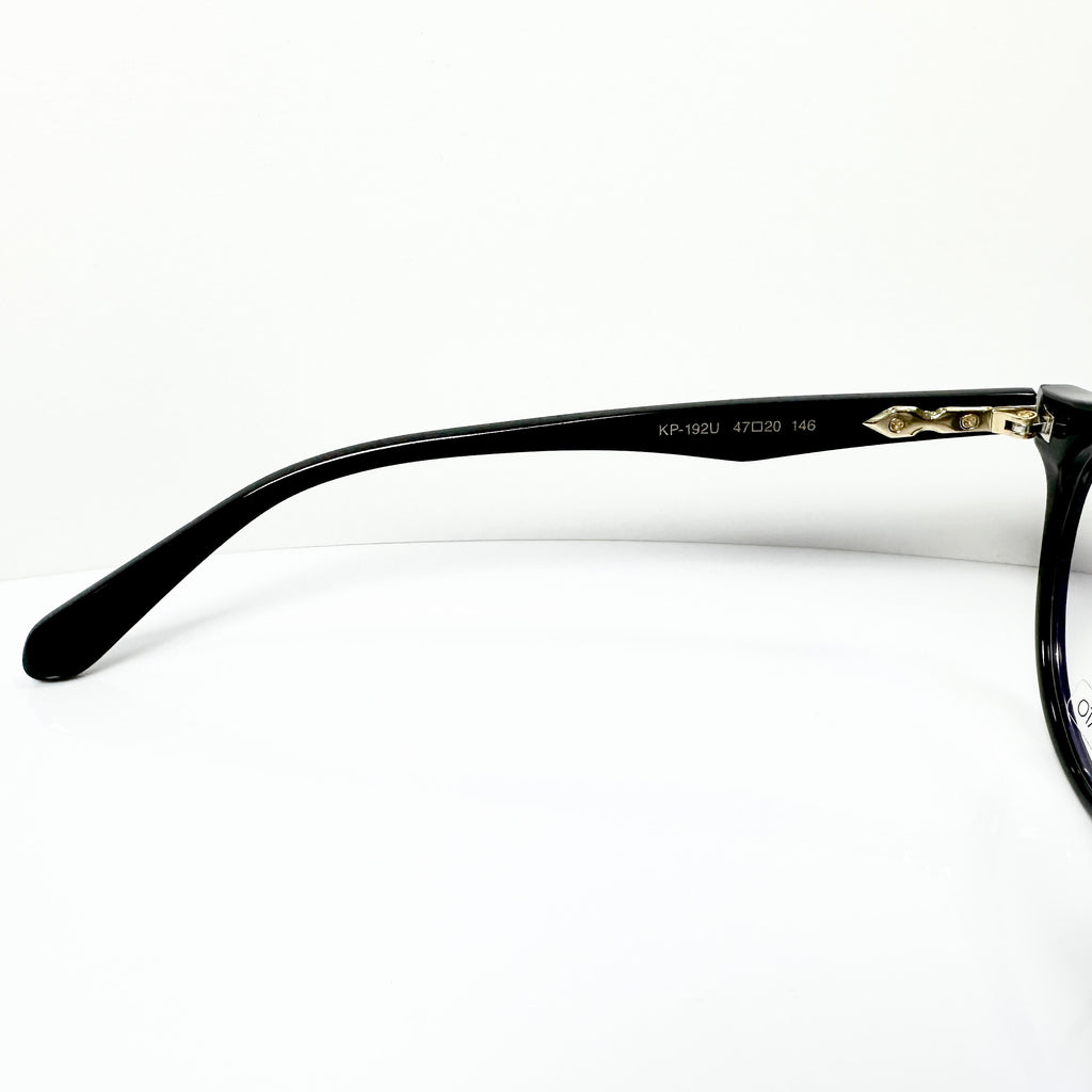 KIO YAMATO KP-192 01 Eyeglasses Frames in Black - Authentic New