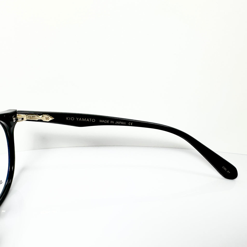 KIO YAMATO KP-192 01 Eyeglasses Frames in Black - Authentic New