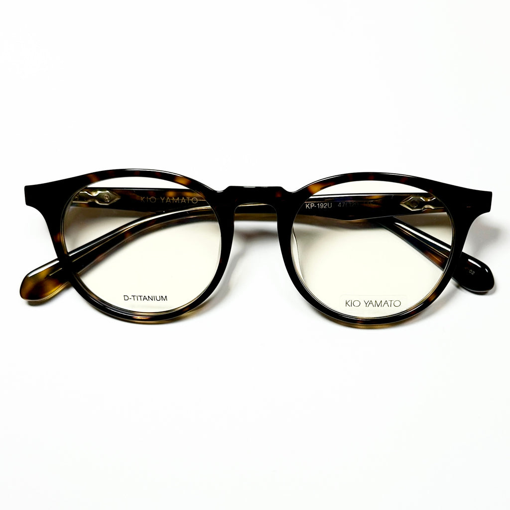 KIO YAMATO KP-192 02 Eyeglasses Frames in Tortoise - Authentic New