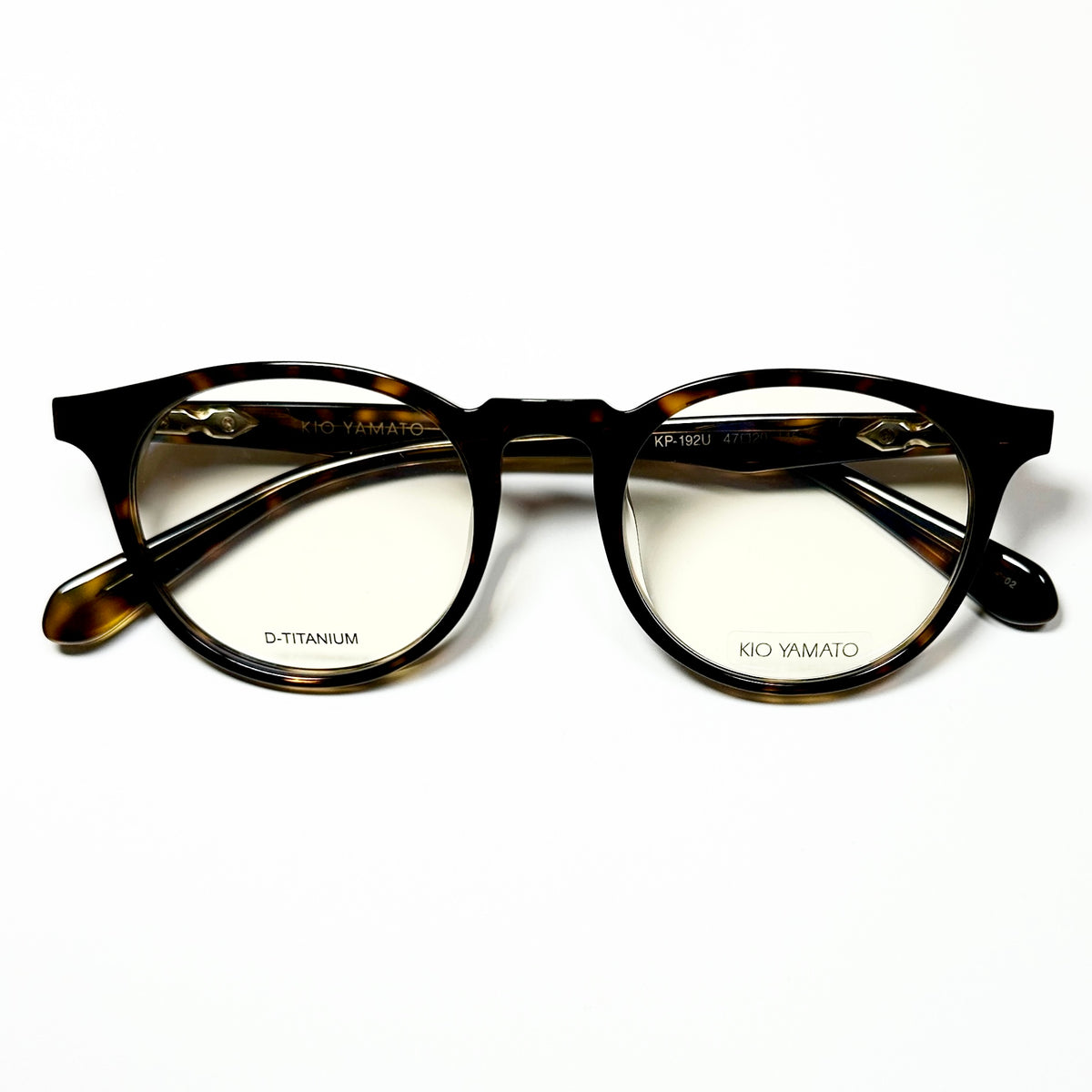 KIO YAMATO KP-192 02 Eyeglasses Frames in Tortoise - Authentic New