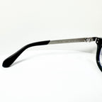 KIO YAMATO KP-136U col.01 Eyeglasses Frames in Black/Silver - Authentic New