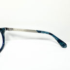 KIO YAMATO KP-136U col.03 Eyeglasses Frames in Dark Blue/Silver - Authentic New