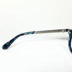 KIO YAMATO KP-136U col.03 Eyeglasses Frames in Dark Blue/Silver - Authentic New