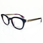 KIO YAMATO KP-136U col.04 Eyeglasses Frames in Purple/Silver - Authentic New