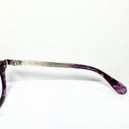 KIO YAMATO KP-136U col.04 Eyeglasses Frames in Purple/Silver - Authentic New