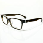 KIO YAMATO KP-123 col.02 Men's Eyeglasses Frames Black/Grey - Authentic New