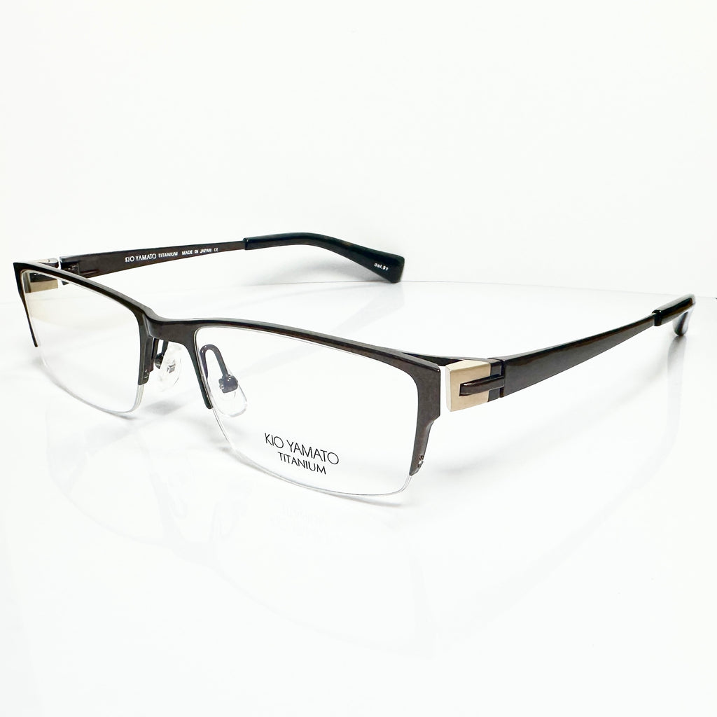 KIO YAMATO KT-336 col 91 Eyeglasses Frames in Brown -  Authentic New