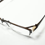 KIO YAMATO KT-336 col 91 Eyeglasses Frames in Brown -  Authentic New