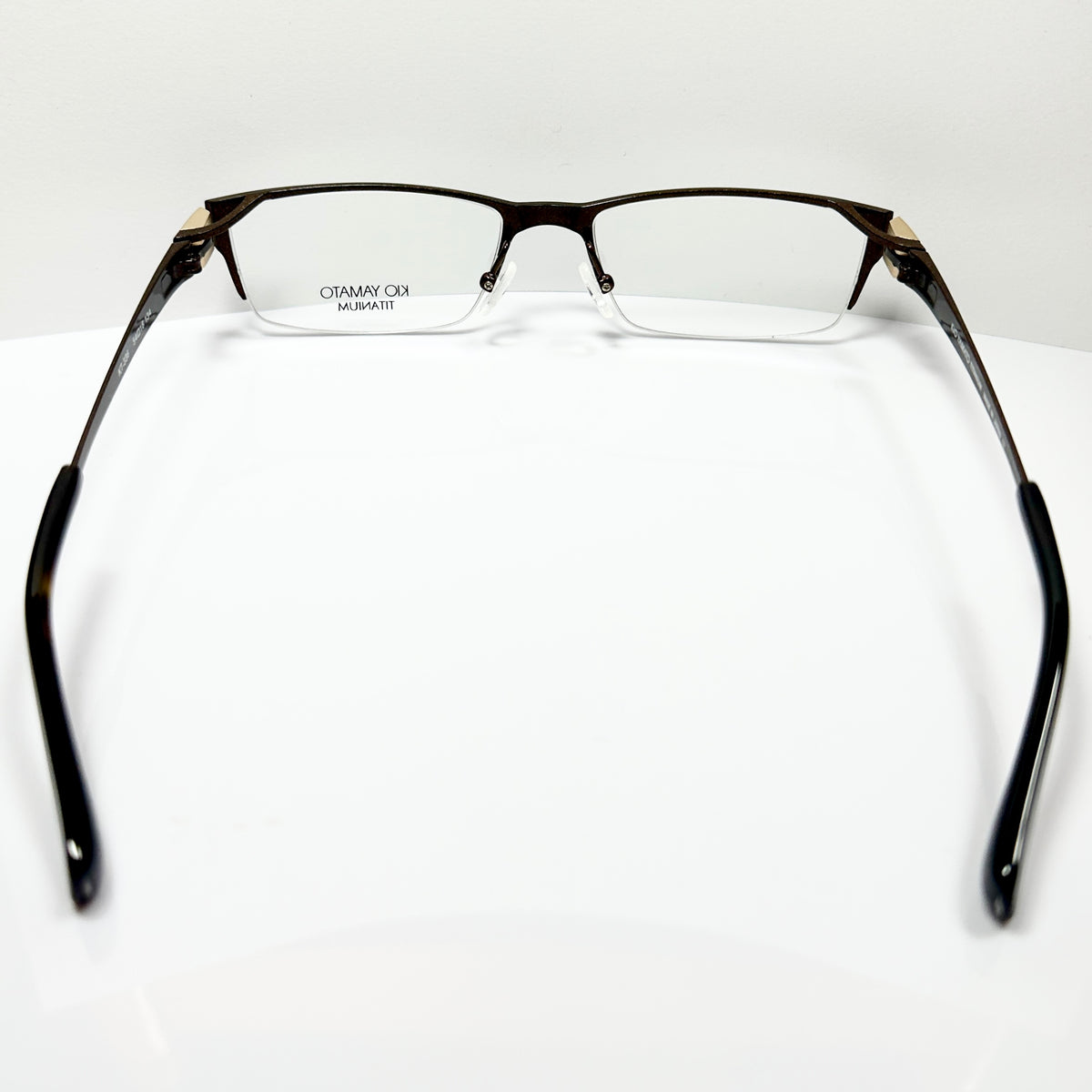 KIO YAMATO KT-336 col 91 Eyeglasses Frames in Brown -  Authentic New