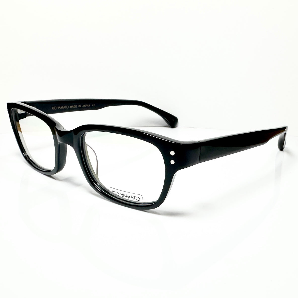 KIO YAMATO KP-079U col.03 Eyeglasses Frames in Black - Authentic New