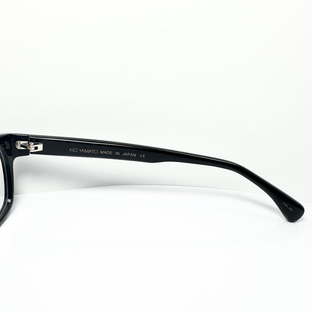 KIO YAMATO KP-079U col.03 Eyeglasses Frames in Black - Authentic New