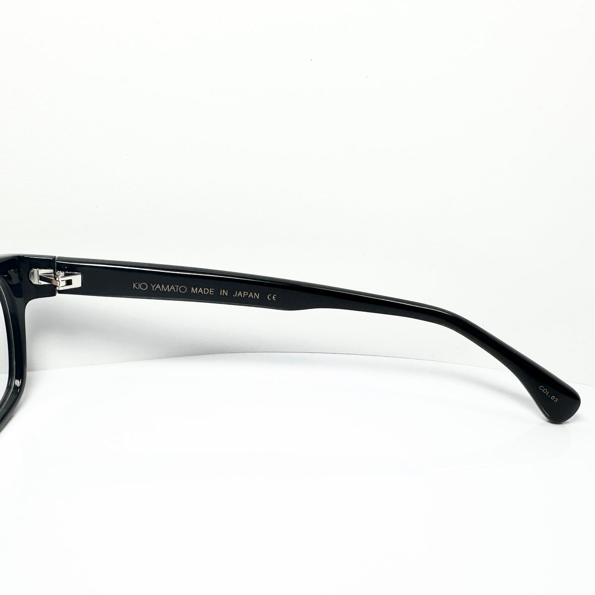 KIO YAMATO KP-079U col.03 Eyeglasses Frames in Black - Authentic New