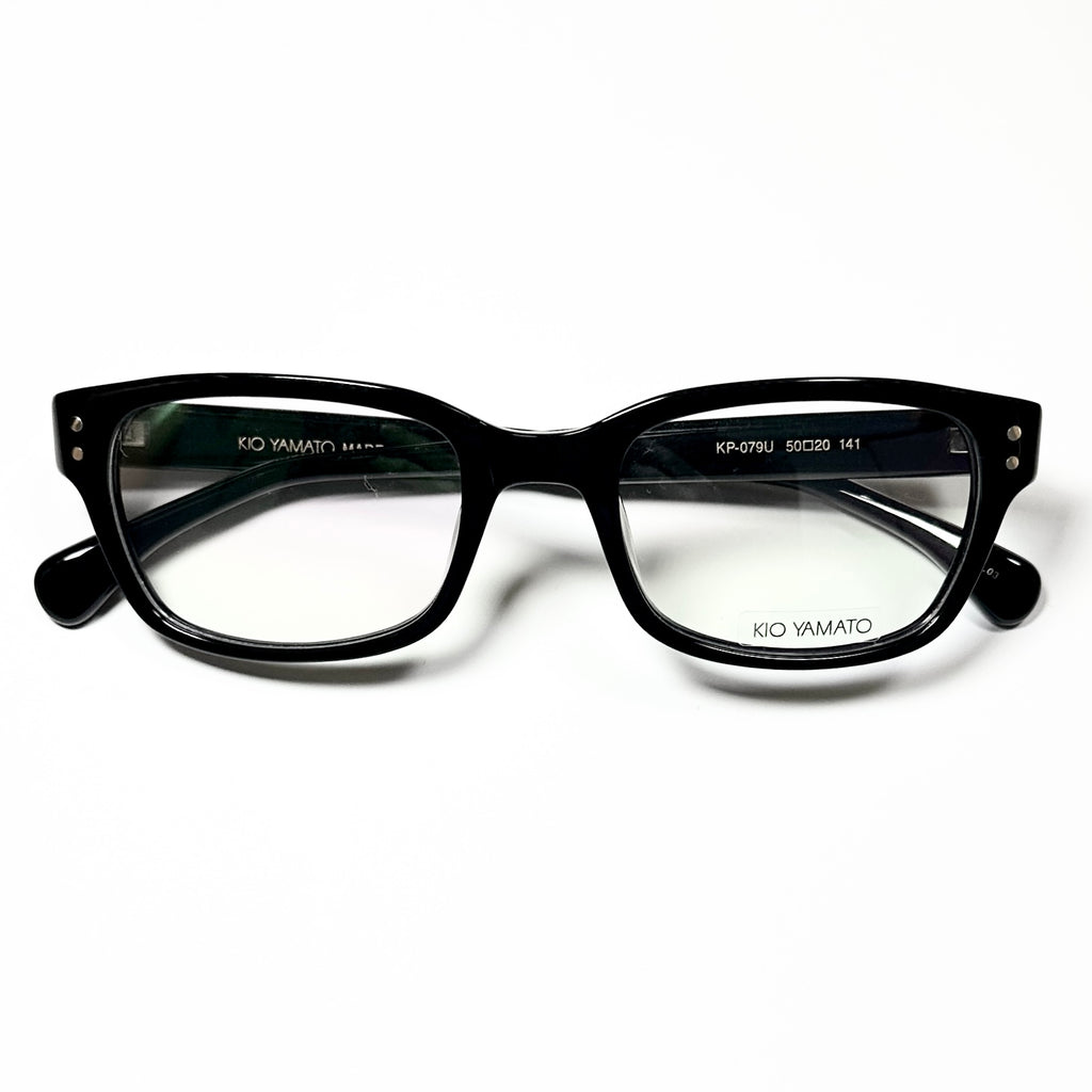 KIO YAMATO KP-079U col.03 Eyeglasses Frames in Black - Authentic New