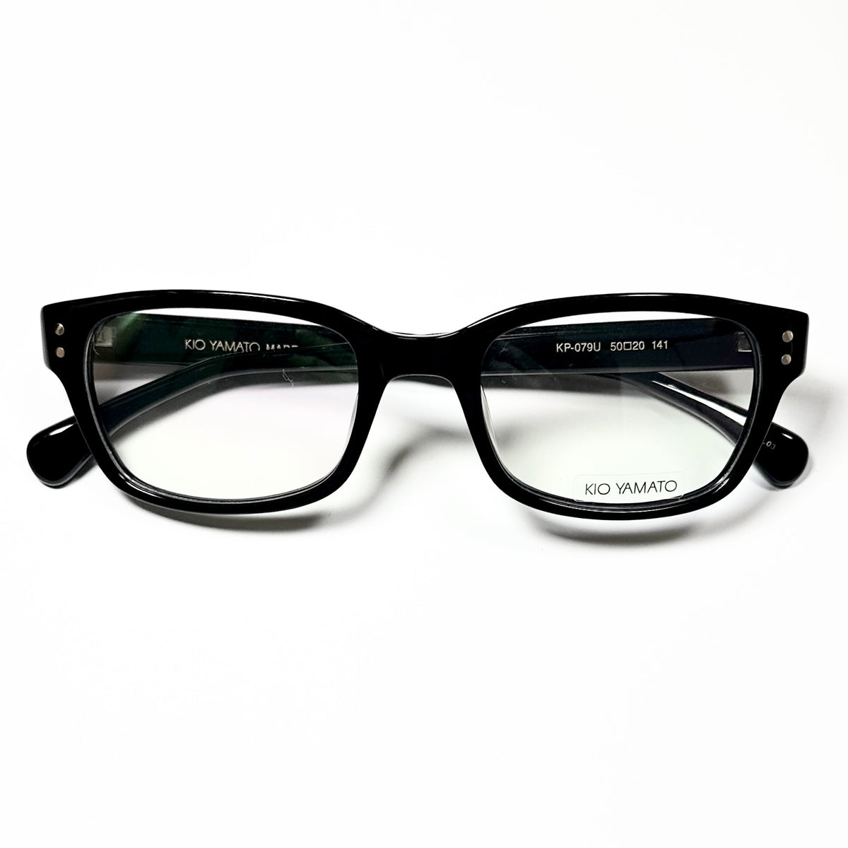 KIO YAMATO KP-079U col.03 Eyeglasses Frames in Black - Authentic New