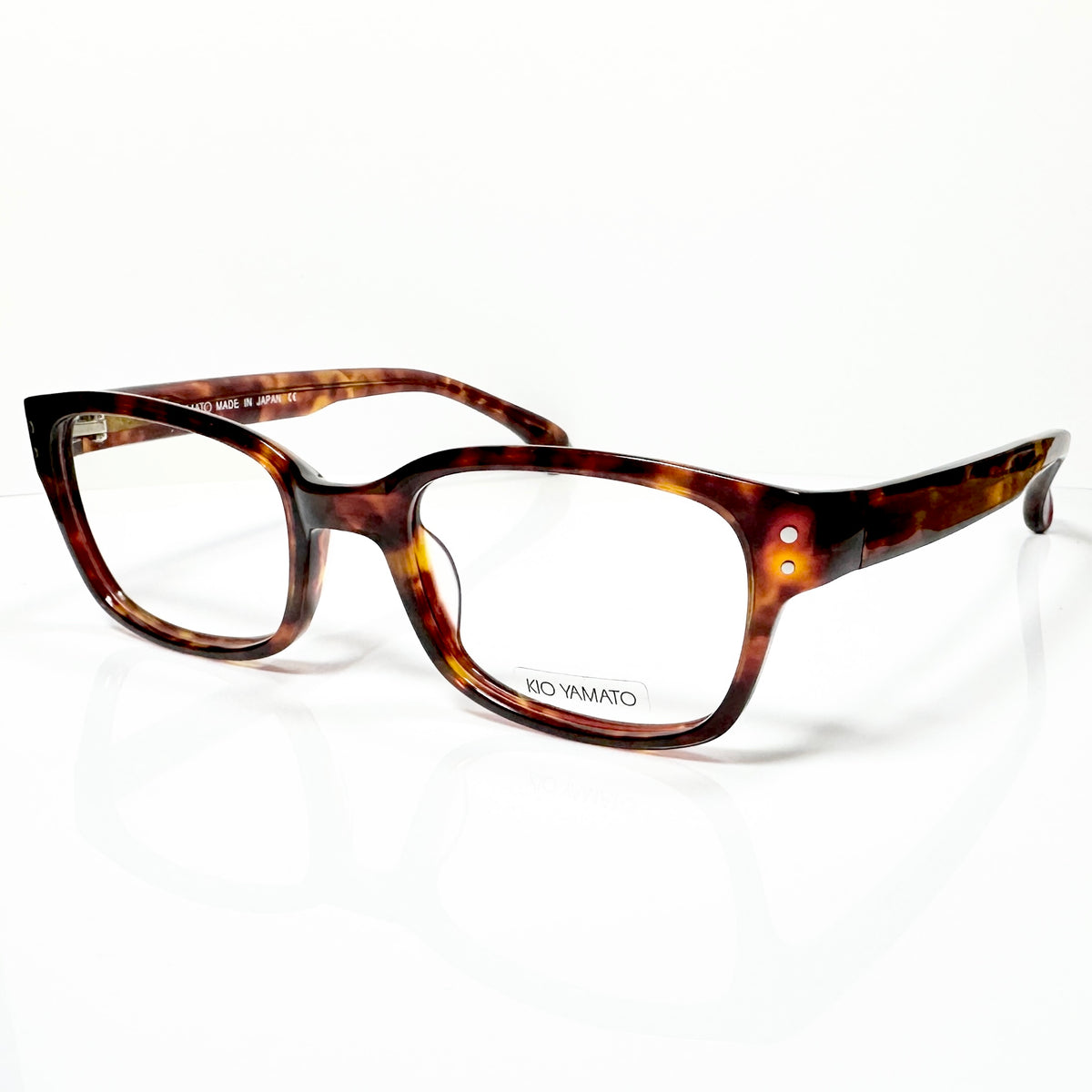 KIO YAMATO KP-079U col.1 Eyeglasses Frames in Tortoise - Authentic New