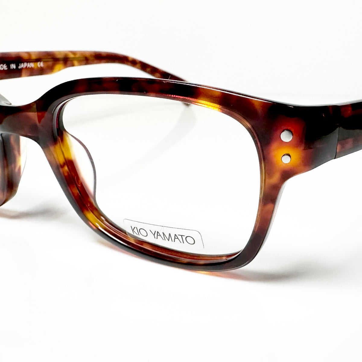 KIO YAMATO KP-079U col.1 Eyeglasses Frames in Tortoise - Authentic New