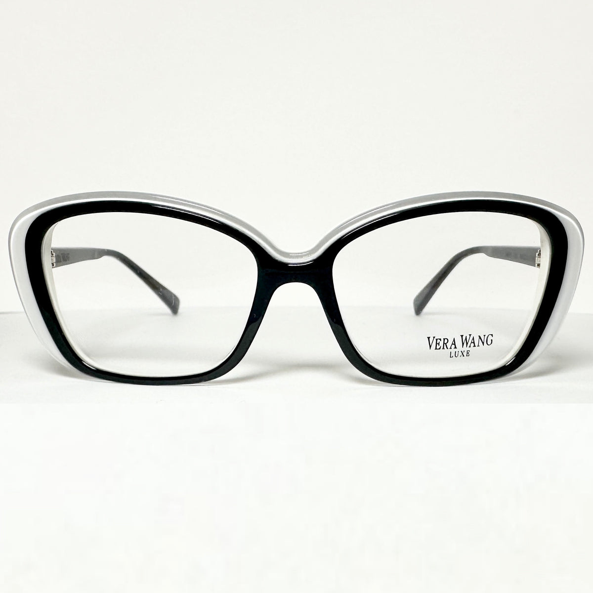 Vera Wang MAGDALENA Women's Eyeglasses Frames in Black/White - Authentic New