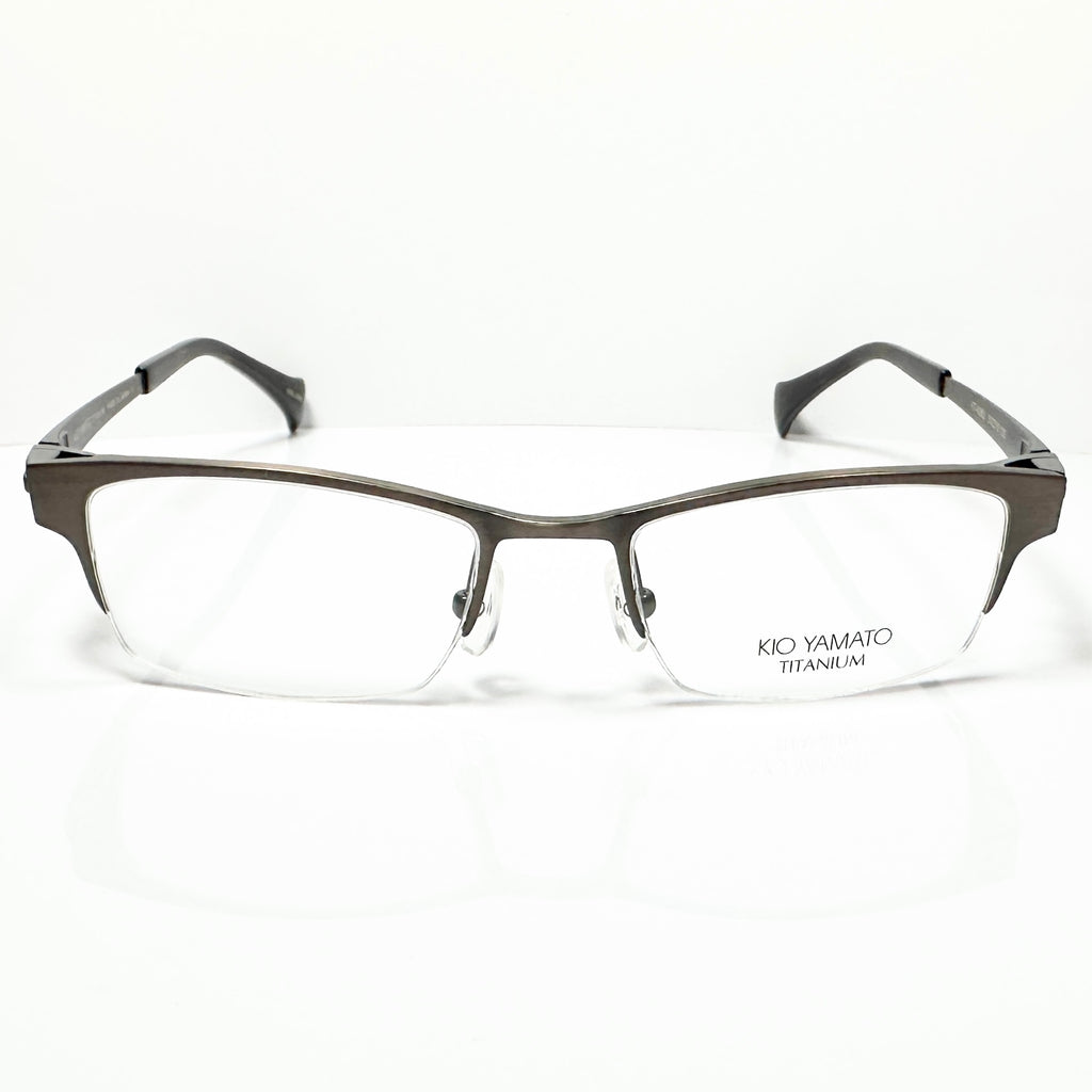 KIO YAMATO KT-406U col 35M Men's Eyeglasses Frames in Brown - Authentic New