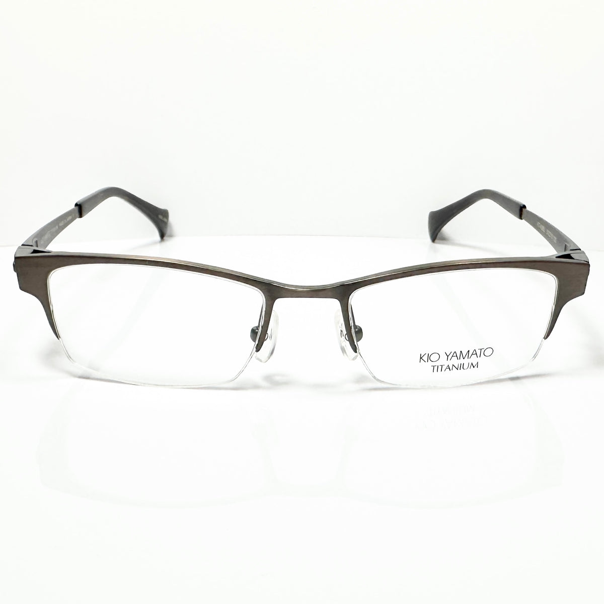 KIO YAMATO KT-406U col 35M Men's Eyeglasses Frames in Brown - Authentic New