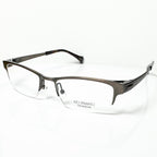 KIO YAMATO KT-406U col 35M Men's Eyeglasses Frames in Brown - Authentic New