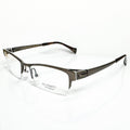 KIO YAMATO KT-406U col 35M Men's Eyeglasses Frames in Brown - Authentic New