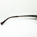 KIO YAMATO KT-406U col 35M Men's Eyeglasses Frames in Brown - Authentic New