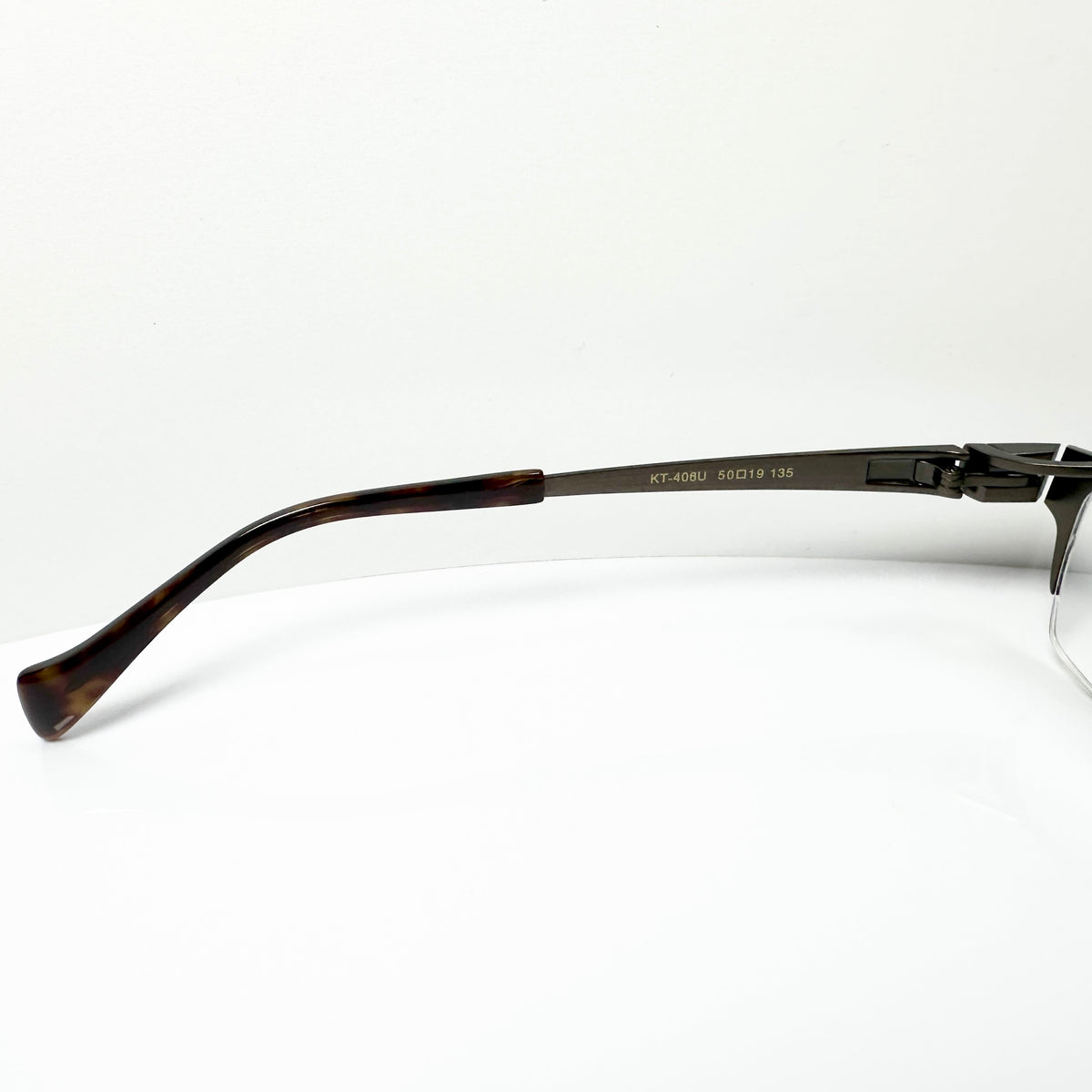 KIO YAMATO KT-406U col 35M Men's Eyeglasses Frames in Brown - Authentic New