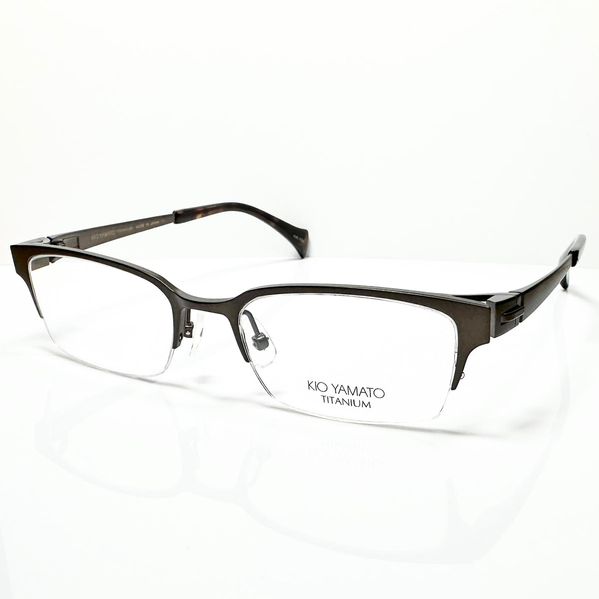 KIO YAMATO KT-408 col.100 Eyeglasses Frames in Brown -  Authentic New