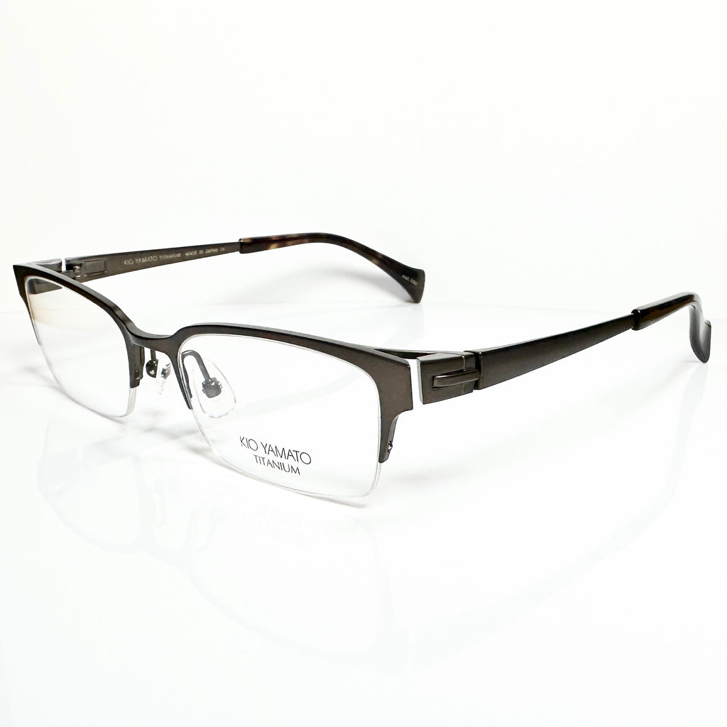 KIO YAMATO KT-408 col.100 Eyeglasses Frames in Brown -  Authentic New