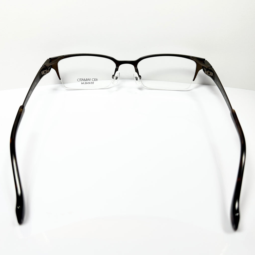 KIO YAMATO KT-408 col.100 Eyeglasses Frames in Brown -  Authentic New