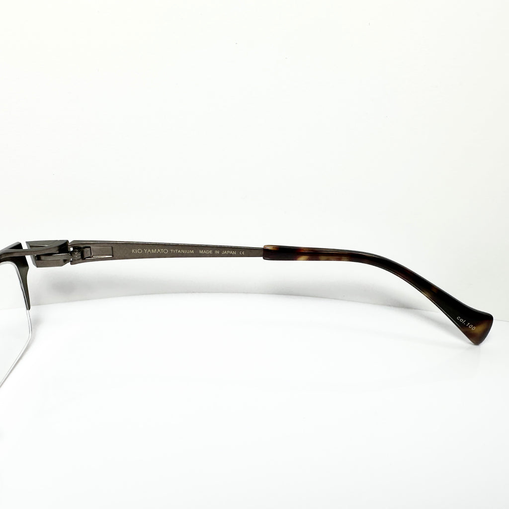 KIO YAMATO KT-408 col.100 Eyeglasses Frames in Brown -  Authentic New