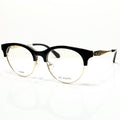 KIO YAMATO KP-199U col.01 Eyeglasses Frames in Black/Gold -  Authentic New