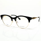 KIO YAMATO KP-199U col.01 Eyeglasses Frames in Black/Gold -  Authentic New