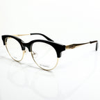 KIO YAMATO KP-199U col.01 Eyeglasses Frames in Black/Gold -  Authentic New