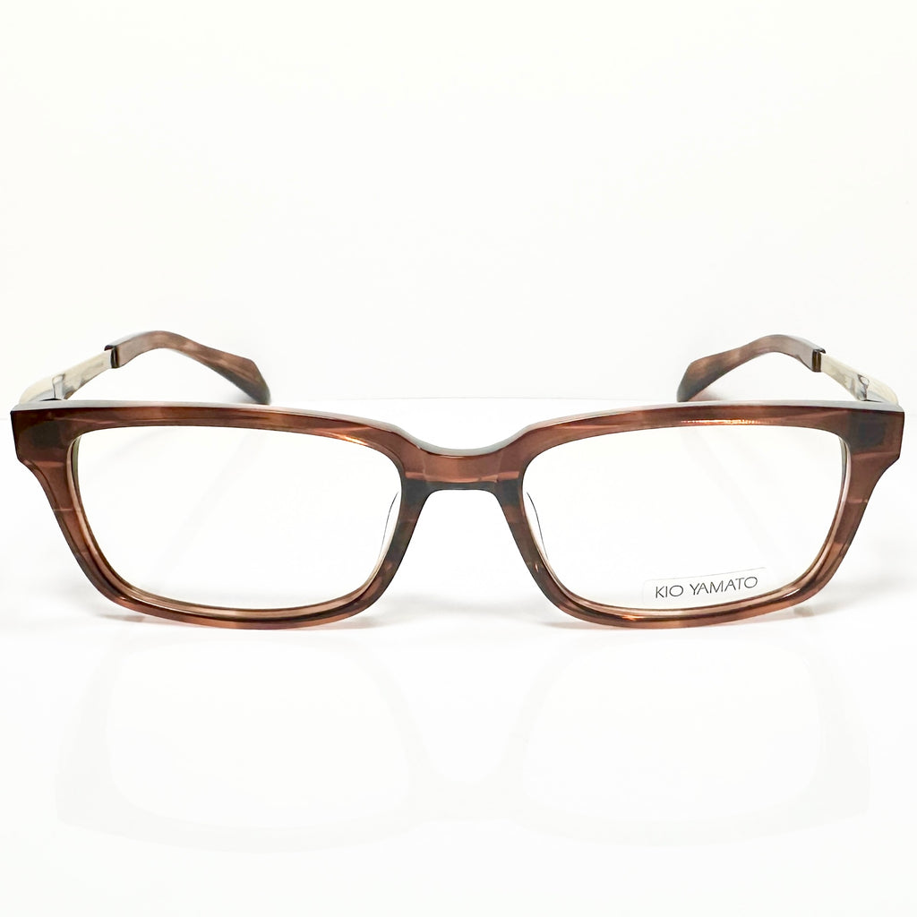 KIO YAMATO KP-166U col 02 Men's Eyeglasses Frames in Tortoise - Authentic New