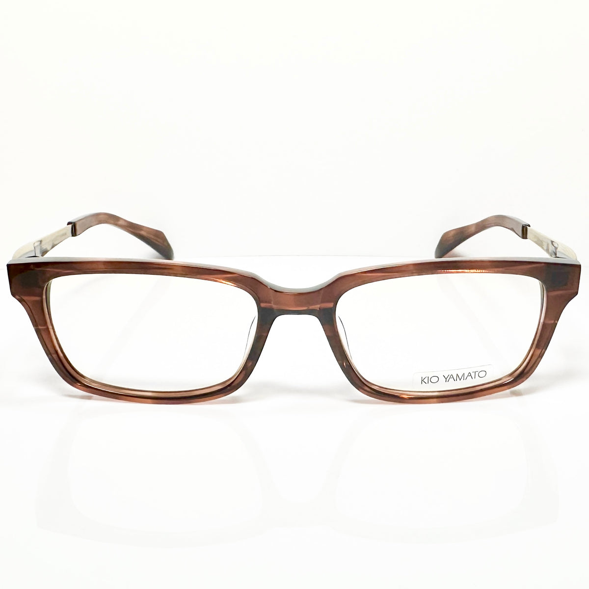 KIO YAMATO KP-166U col 02 Men's Eyeglasses Frames in Tortoise - Authentic New