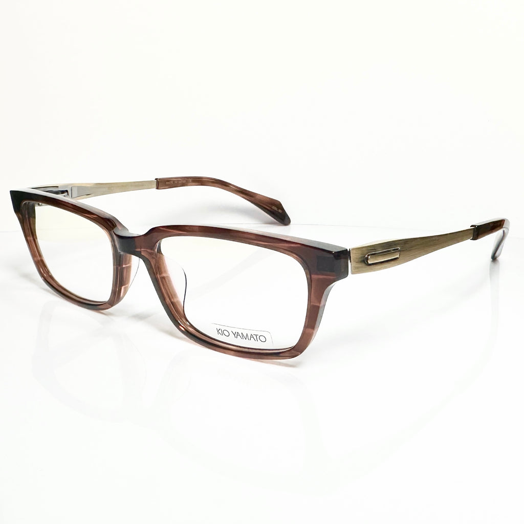KIO YAMATO KP-166U col 02 Men's Eyeglasses Frames in Tortoise - Authentic New