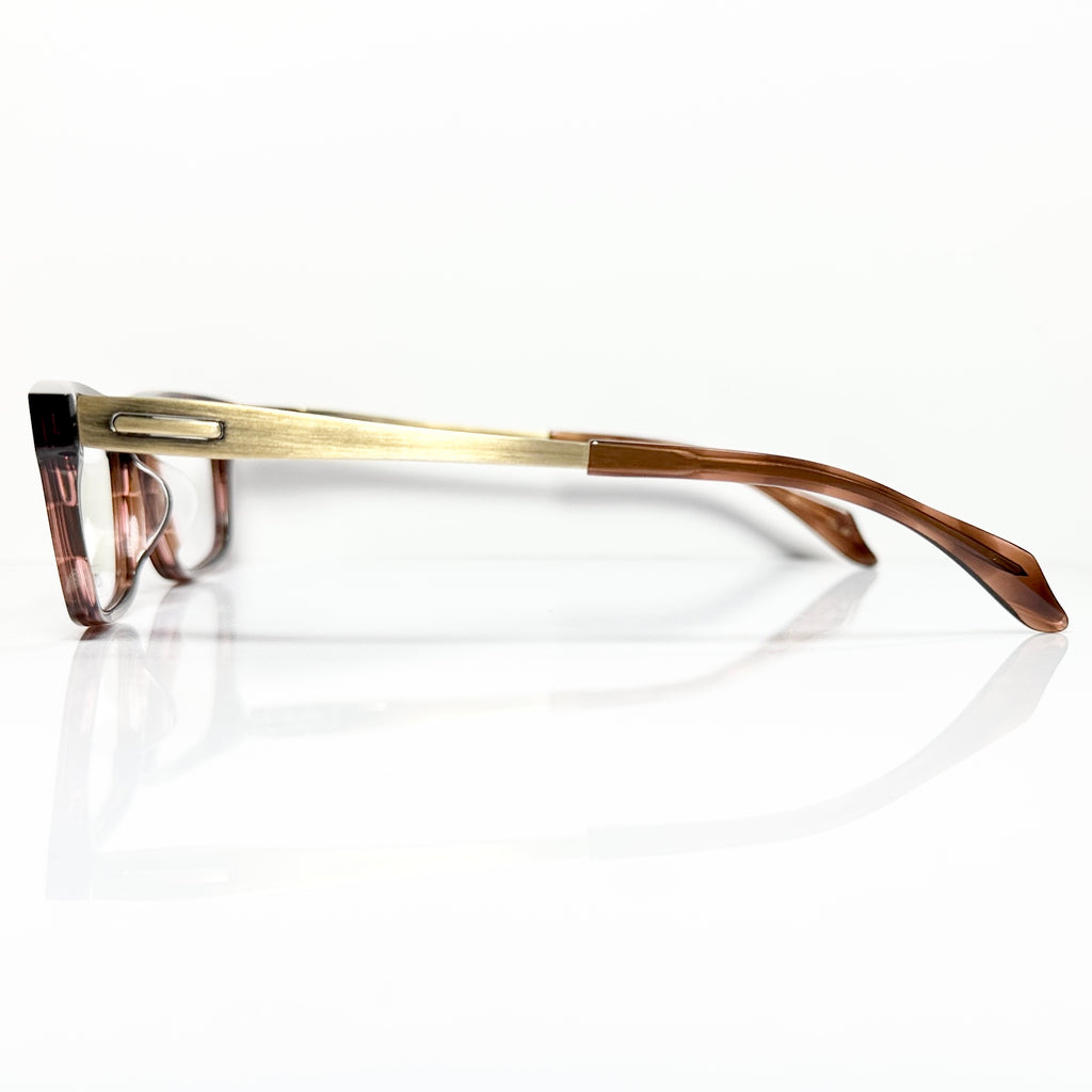 KIO YAMATO KP-166U col 02 Men's Eyeglasses Frames in Tortoise - Authentic New