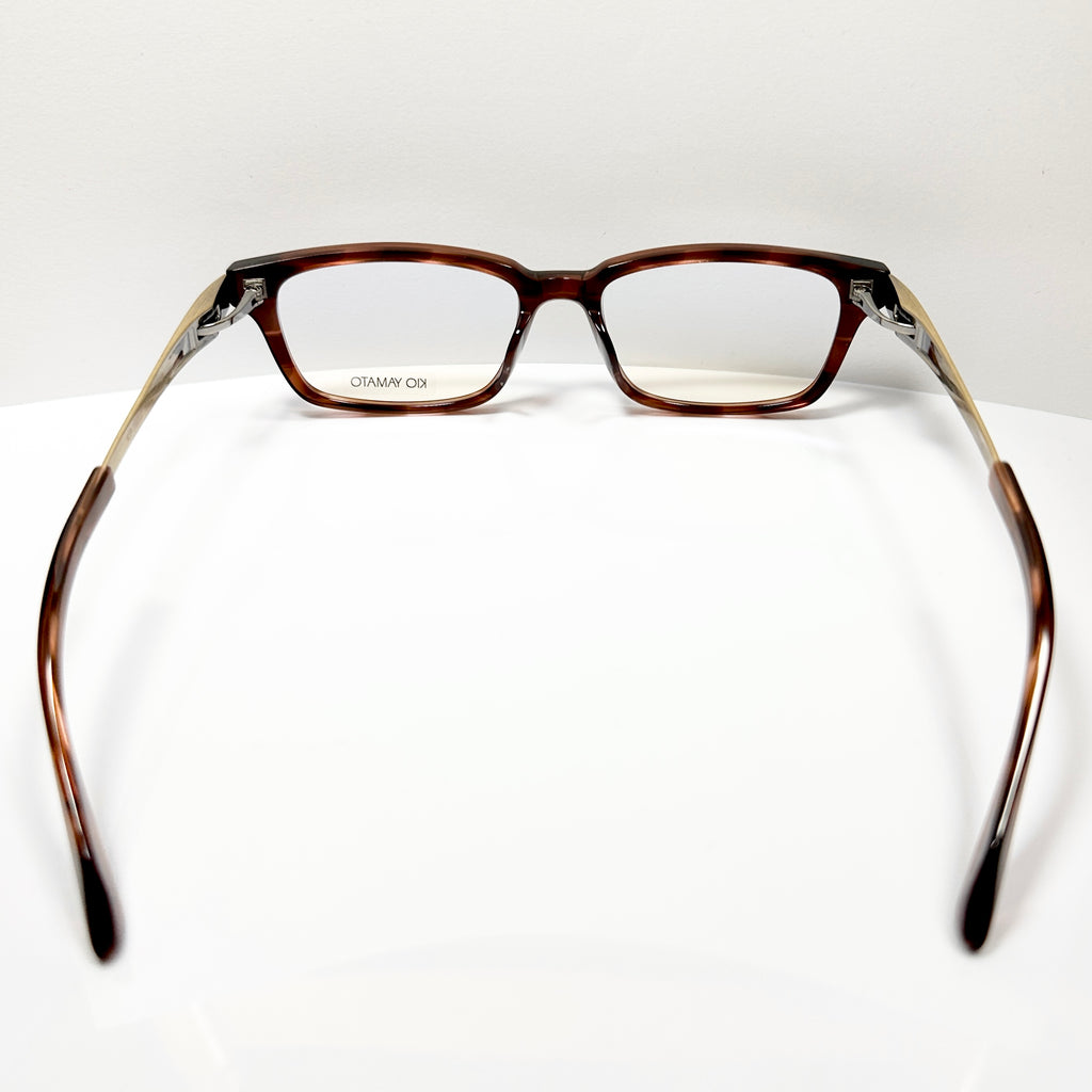 KIO YAMATO KP-166U col 02 Men's Eyeglasses Frames in Tortoise - Authentic New